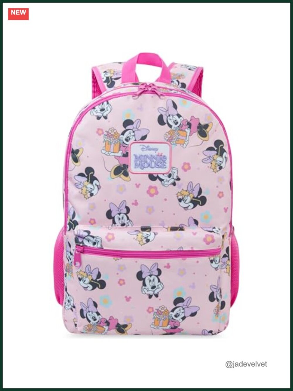 Kids Character Backpack with Padded Straps, Durable 18 Inch School Bag for Girls